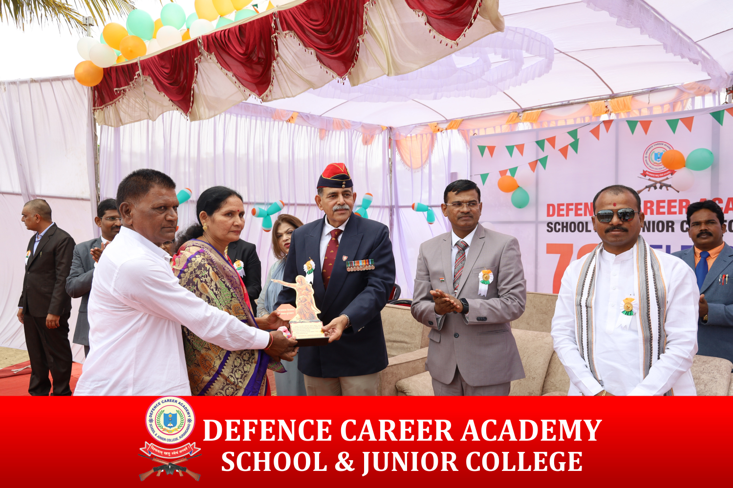 77th independence day in juniorschool dca sambhajinagar